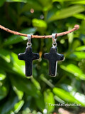 Pendentif croix en Onyx