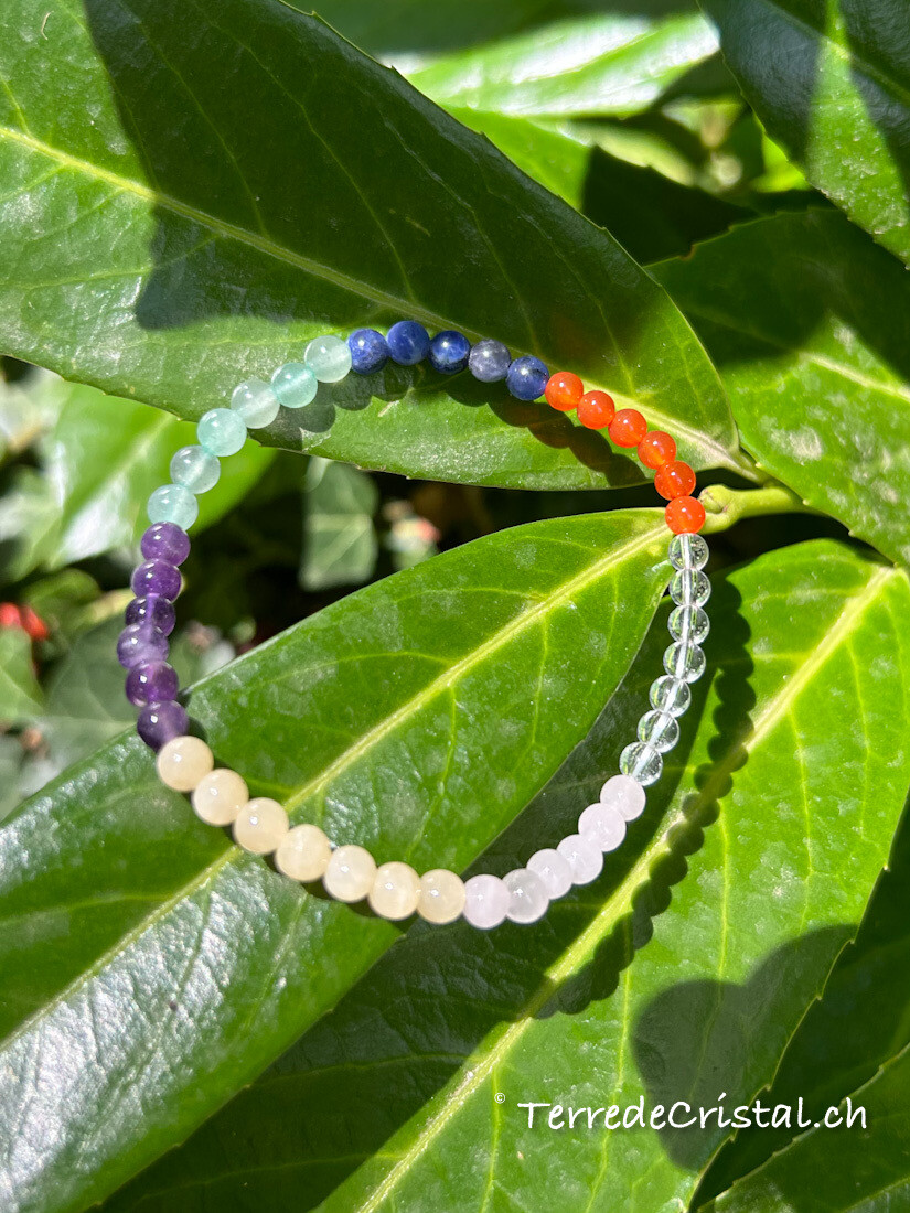 Bracelet "Chakras" 4mm
