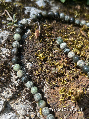 Rang de Chrysotile / Serpentine oeil d'argent 6 mm