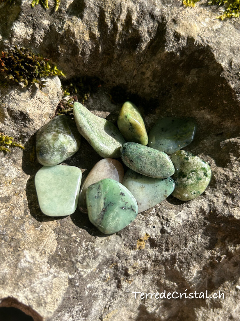 Grenat grossulaire roulé