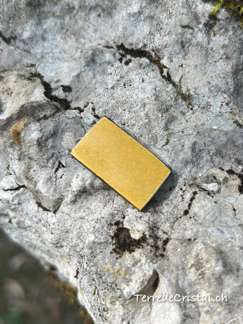 Plaque autocollante en Shungite - rectangle