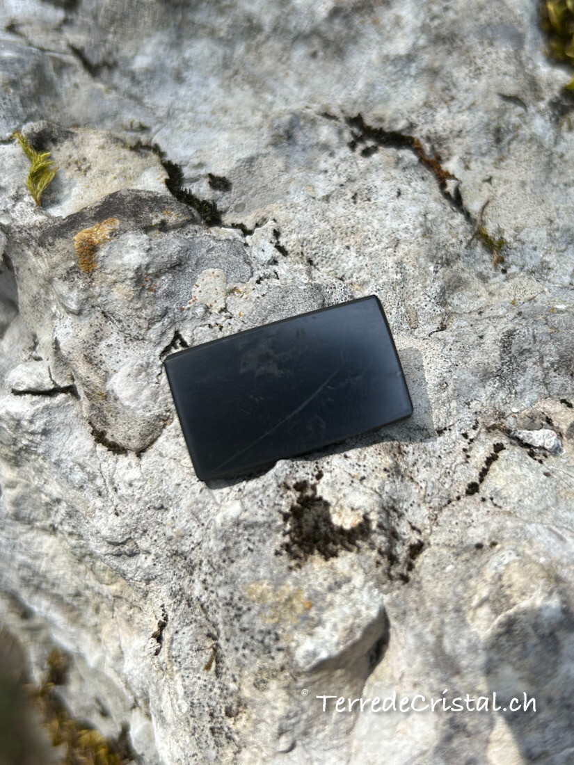 Plaque autocollante en Shungite - rectangle