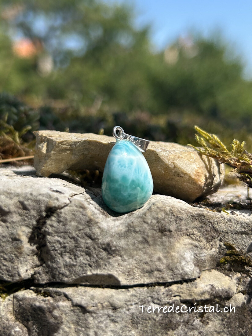 Pendentif en Larimar