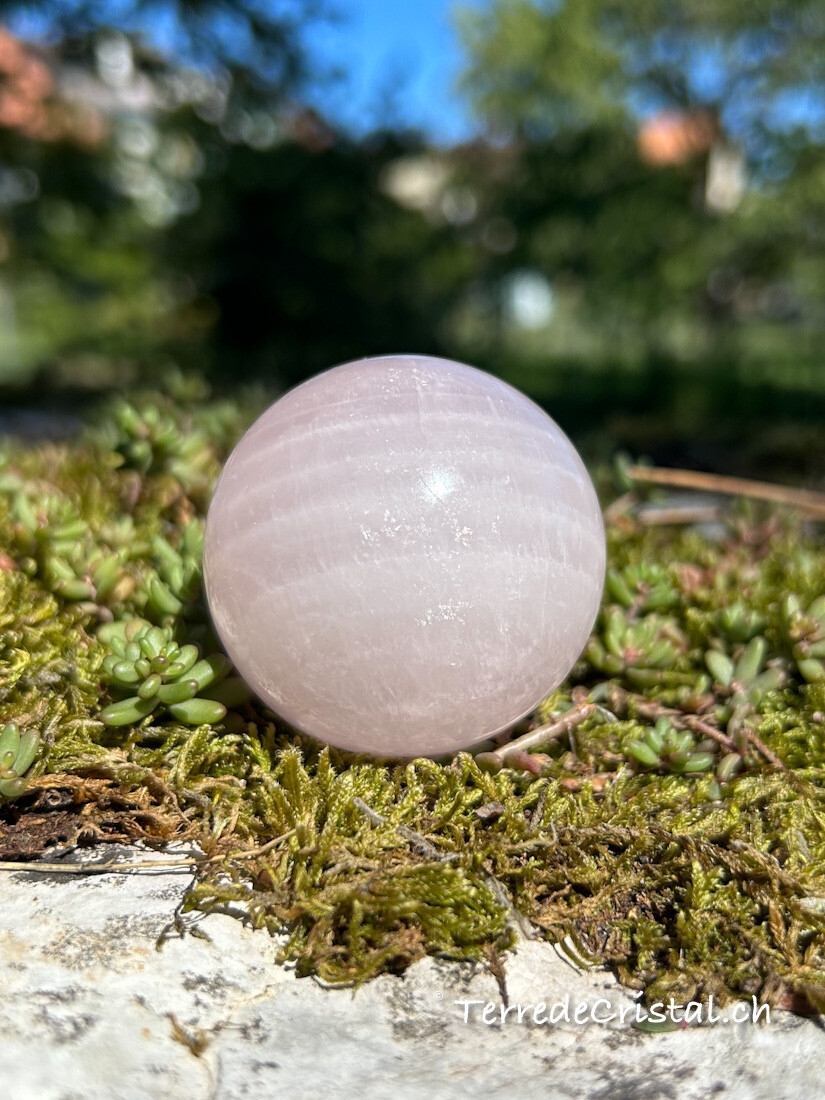 Boule en Quartz rose