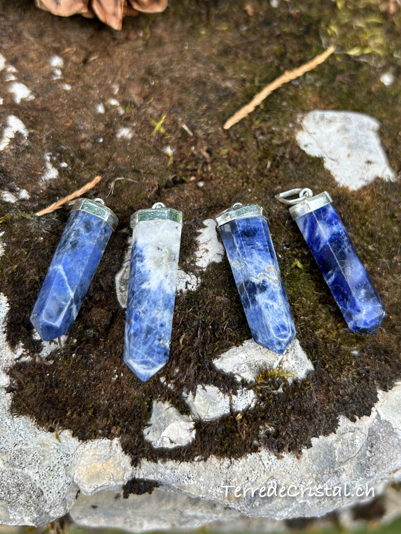 Pendentif en Sodalite