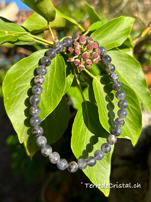 Bracelet en Iolite 6 mm