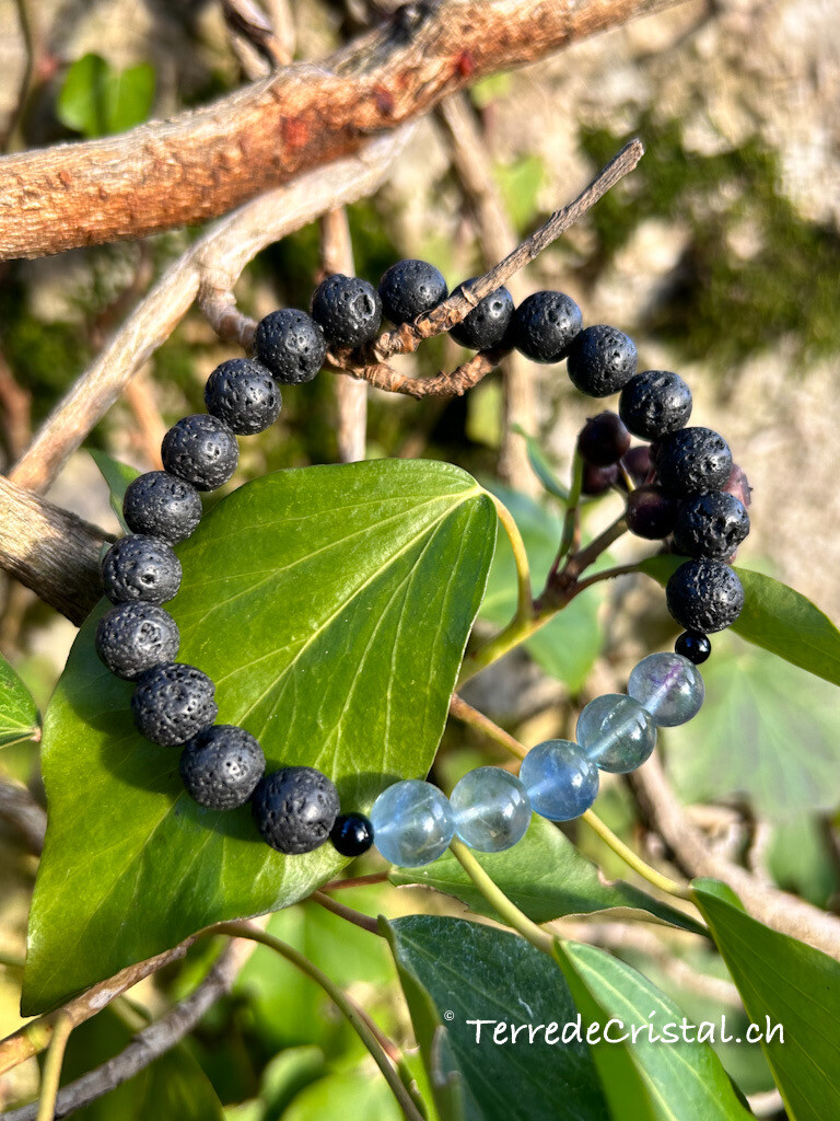 Bracelets de couple "Prendre du recul"