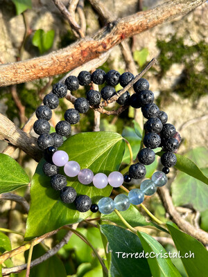 Bracelets de couple &quot;Prendre du recul&quot;