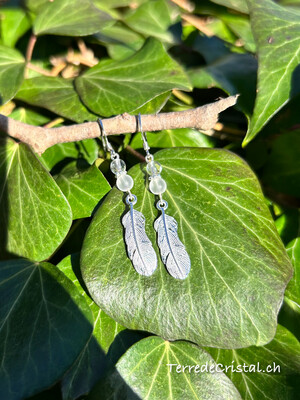Boucles d'oreilles "Plumes"