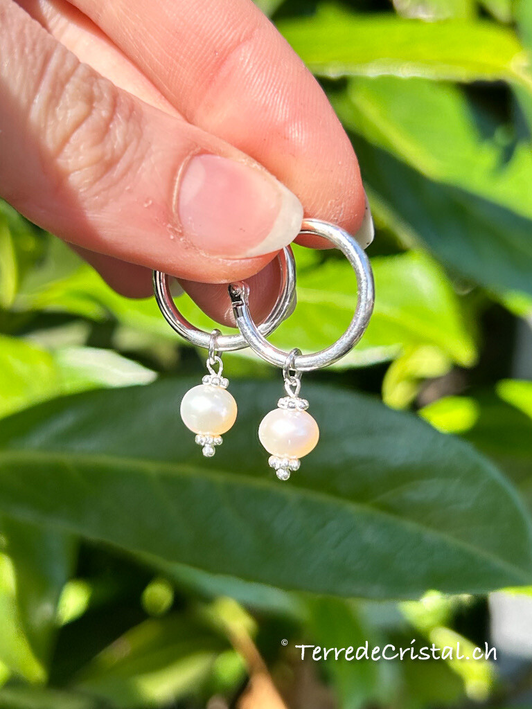 Créoles en Perles d’eau douce