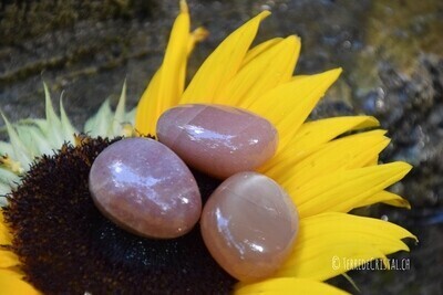 Pierre de lune orangée