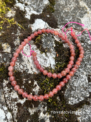 Rang de Quartz fraise 6 mm