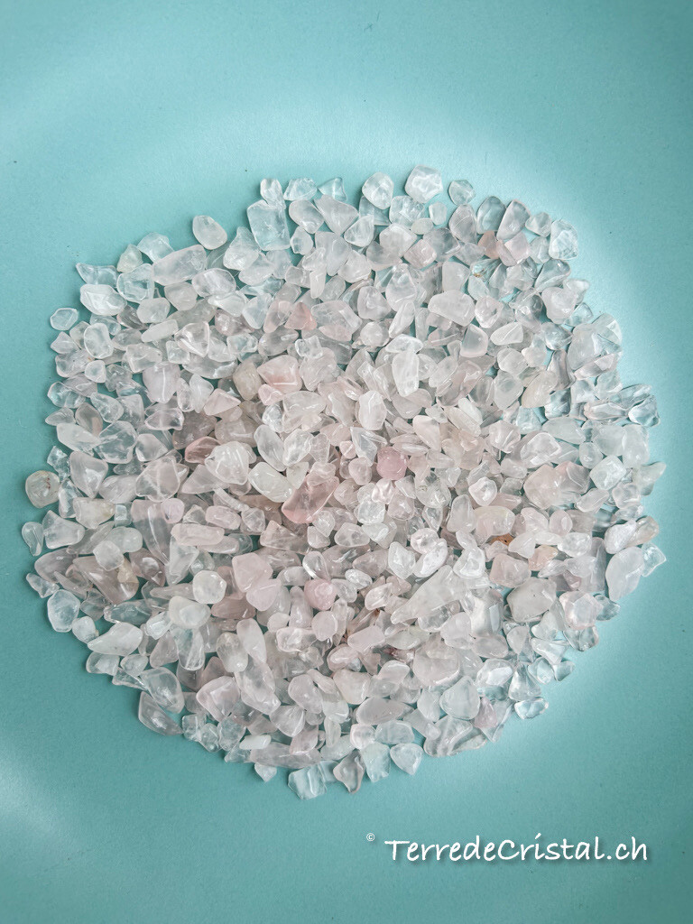 Mini pierres de Quartz rose - 100 gr