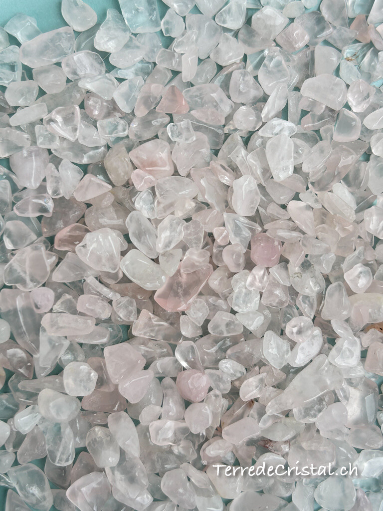 Mini pierres de Quartz rose - 100 gr
