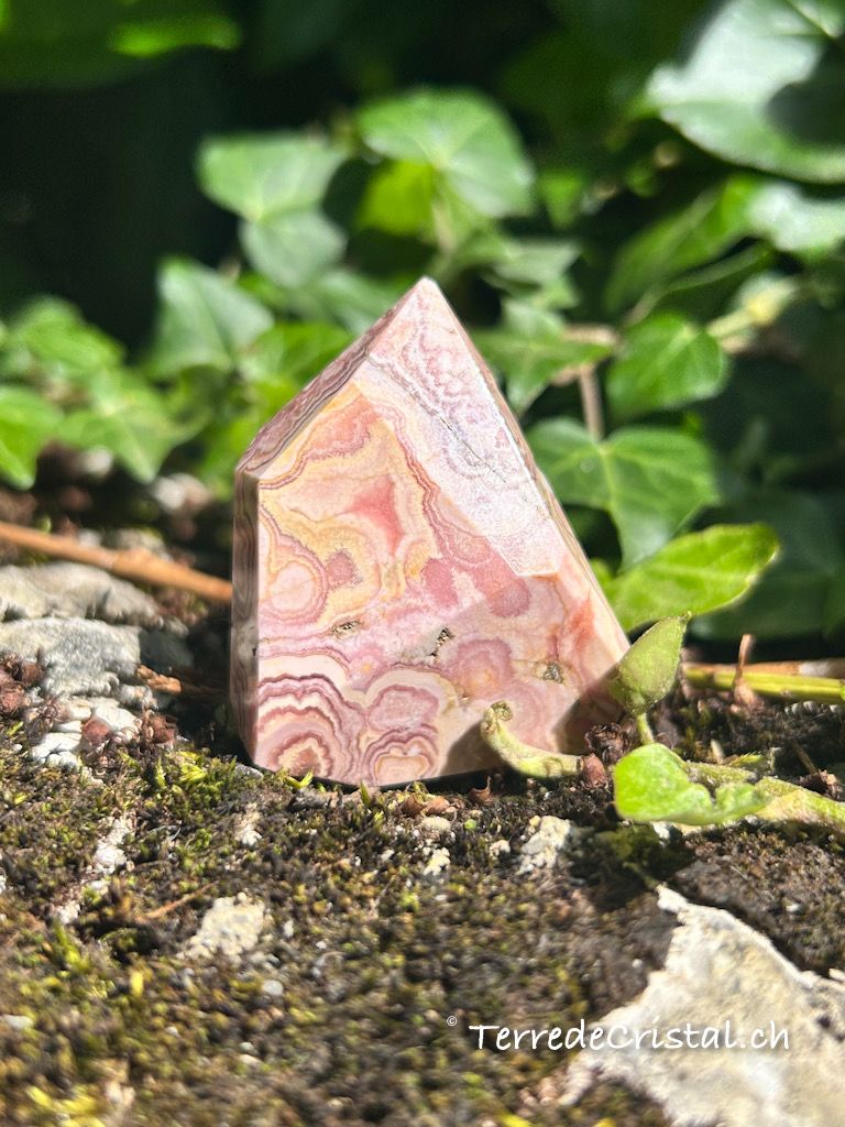 Pointe en Rhodochrosite