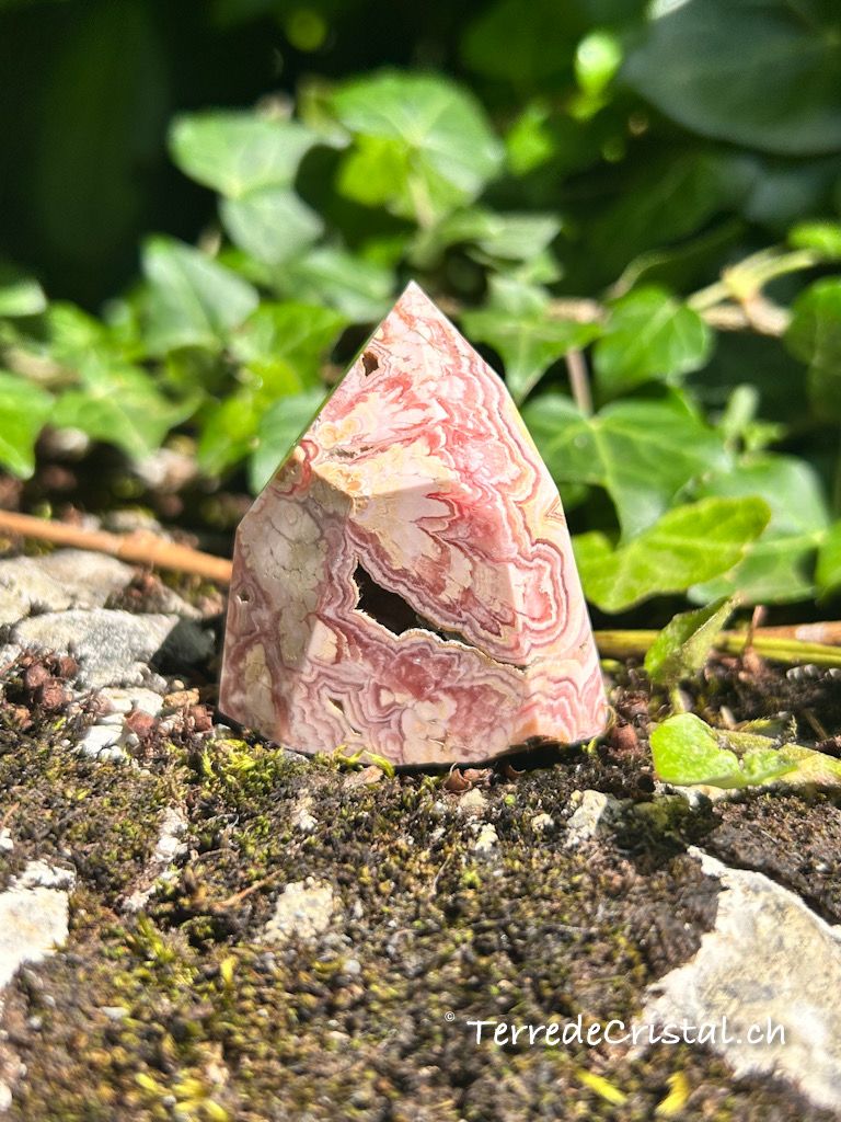 Pointe en Rhodochrosite