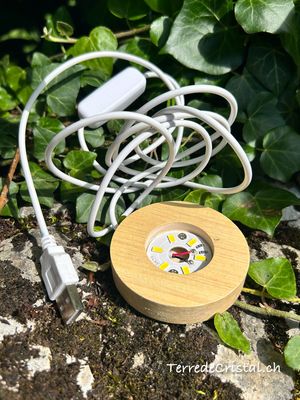 Socle lumineux pour pierres