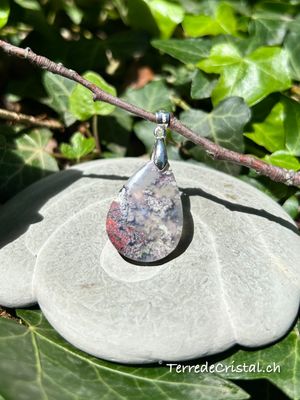 Pendentif en Agate mousse