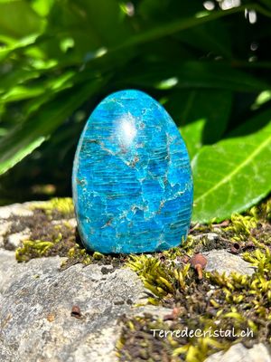 Menhir en Apatite bleue