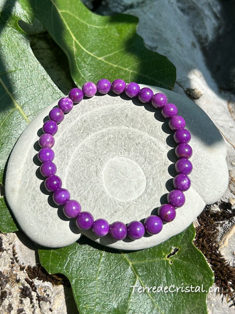 Bracelet en Phosphosidérite 6 mm