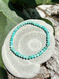 Bracelet en Amazonite facettée 4mm