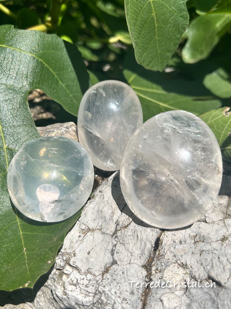 Galets en Cristal de roche à choix