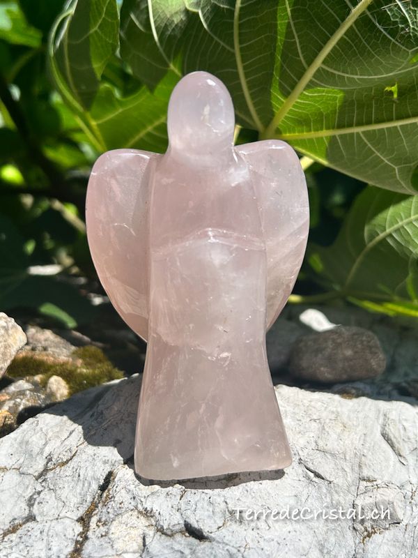 Ange en Quartz rose