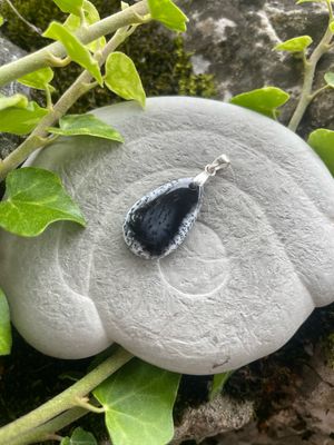 Pendentif en agate dendritique