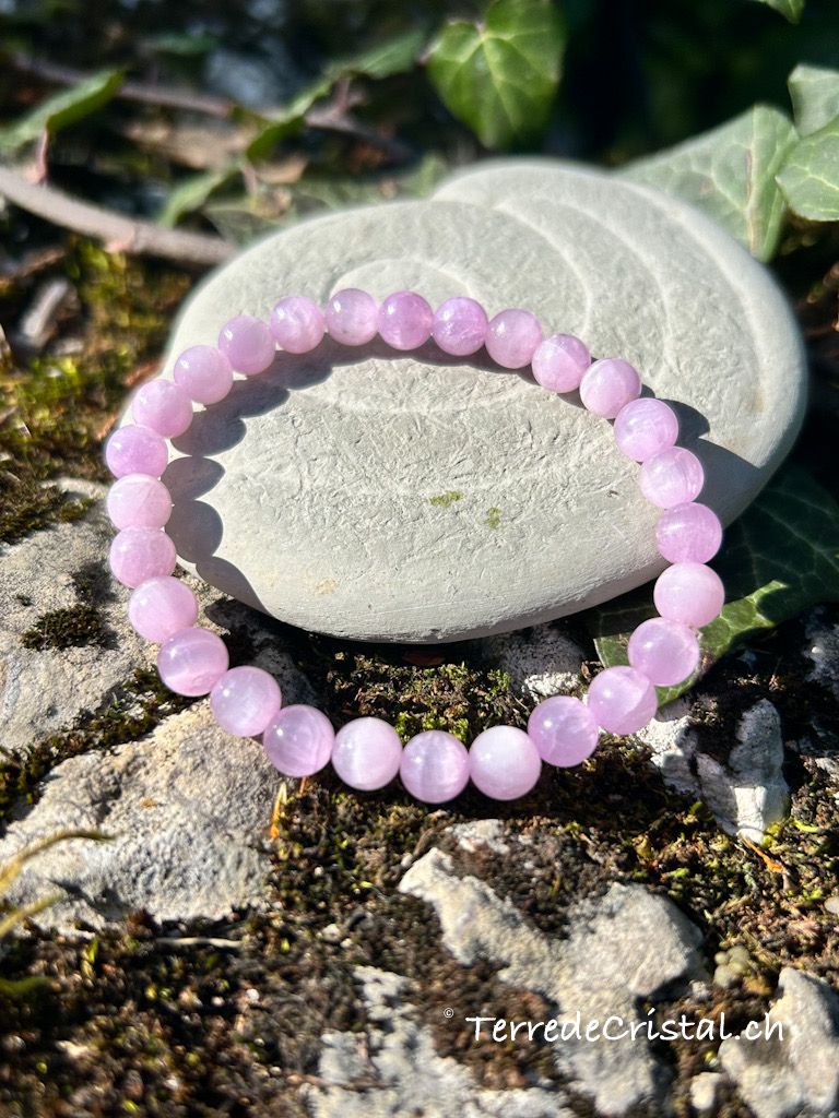 Bracelet en Kunzite 6mm