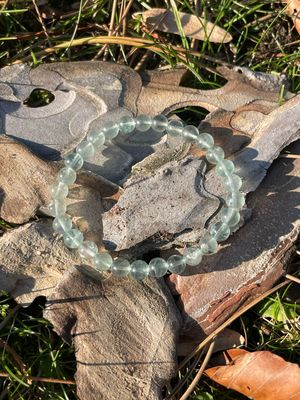 Bracelet en Fluorite bleue 6 mm