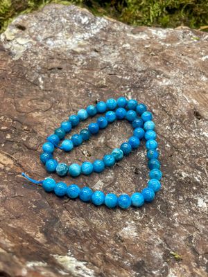 Rang d'Apatite bleue 8 mm