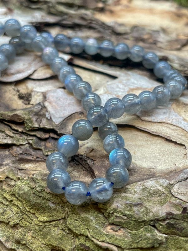 Rang de Labradorite AAA transparente 6 mm