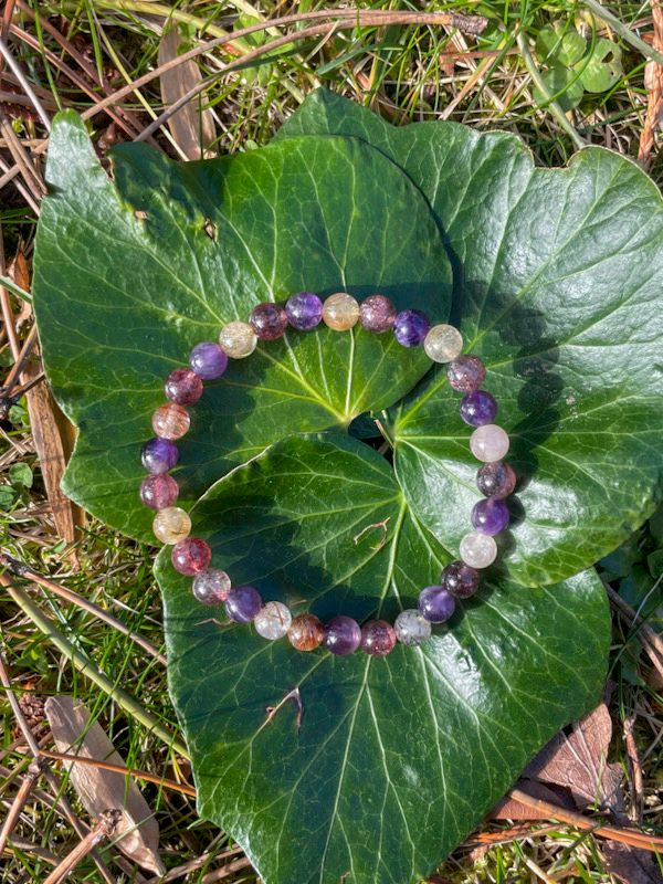 Bracelet en Super seven 6 mm