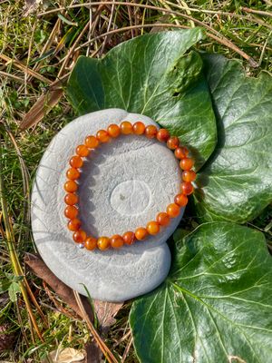 Bracelet en Ambre  6 mm