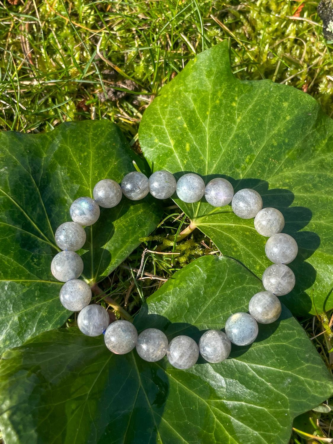 Bracelet en Labradorite 9 mm