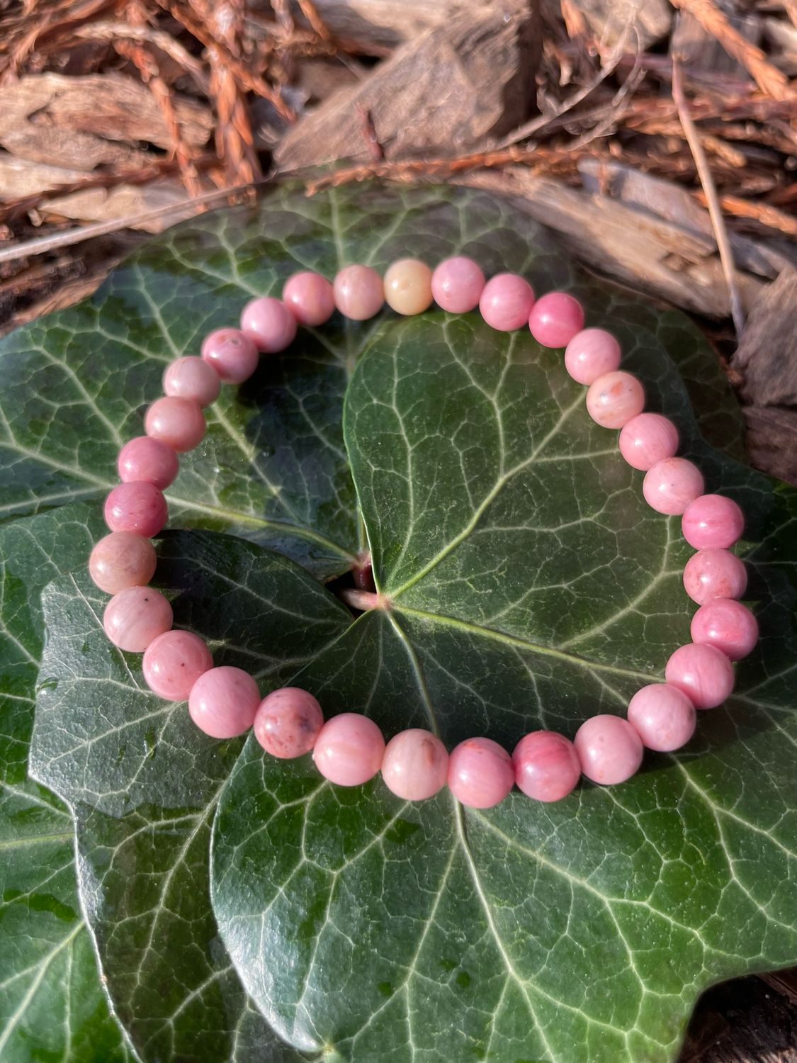 Bracelet en Thulite 6 mm