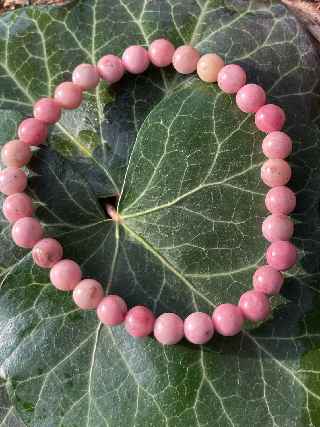 Bracelet en Thulite 6 mm