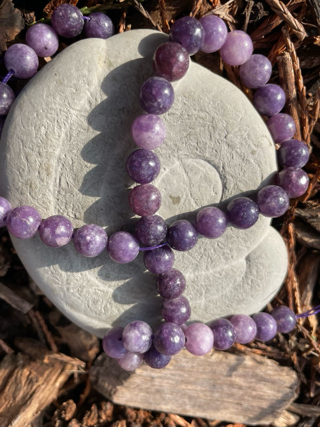 Rang de Lépidolite  8 mm
