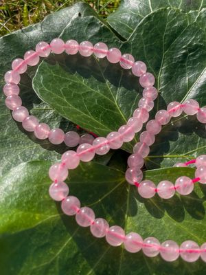 Rang de Quartz rose 6 mm