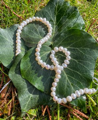 Rang de Perles d’eau douce naturelles 6 mm