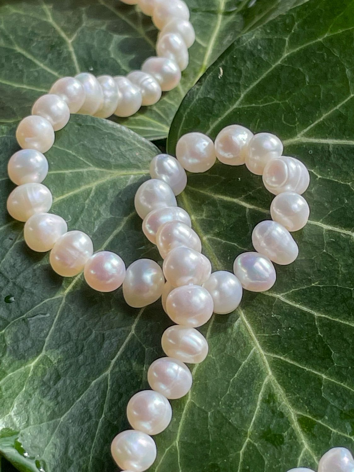 Rang de Perles d’eau douce naturelles 6 mm