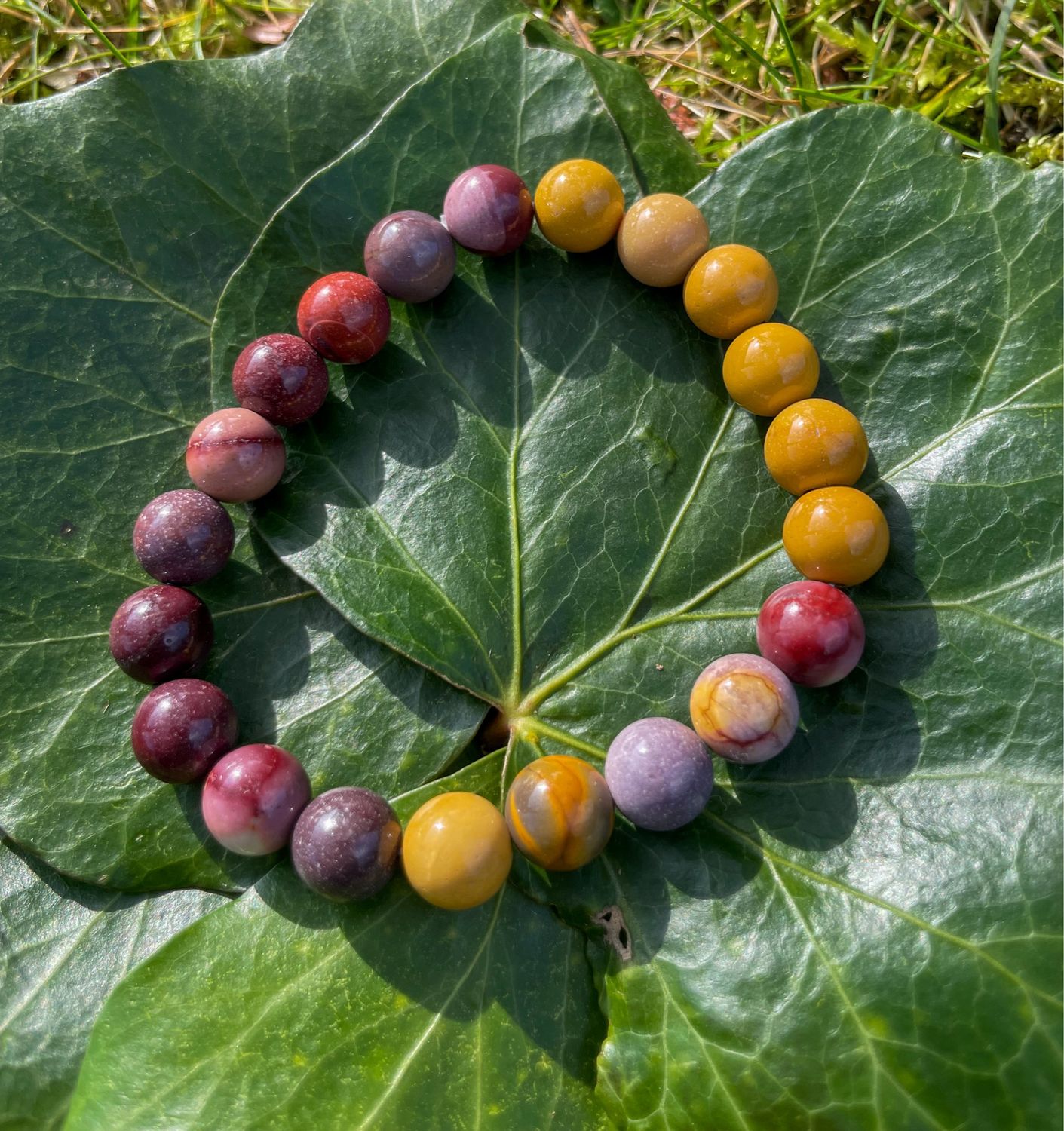 Bracelet en Jaspe Mokaïte 8mm