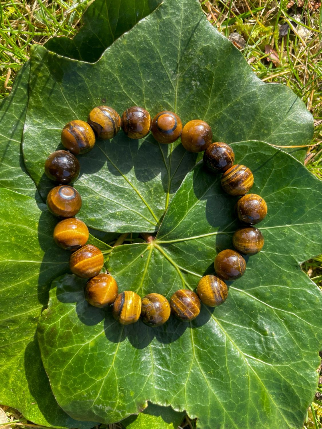 Bracelet en Oeil de Tigre 10 mm