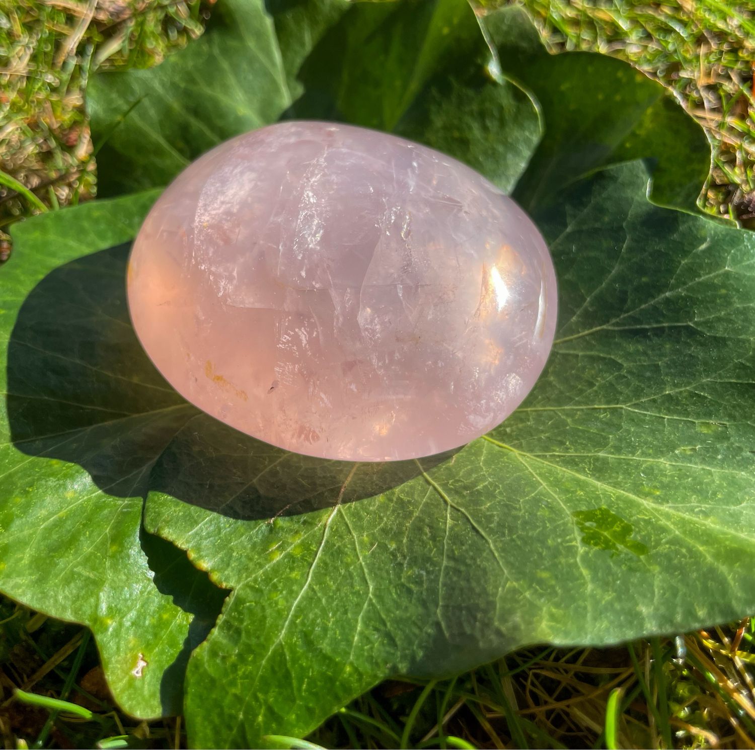 Galet en Quartz rose