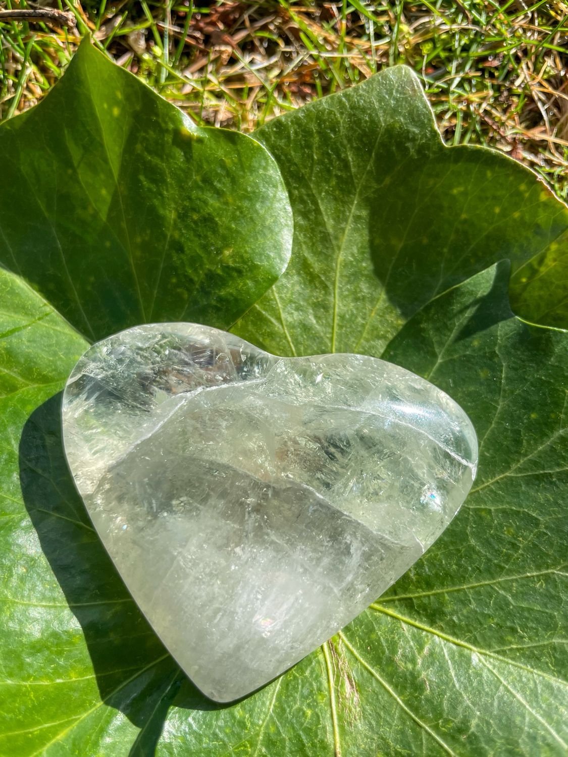Cœur en Prasiolite