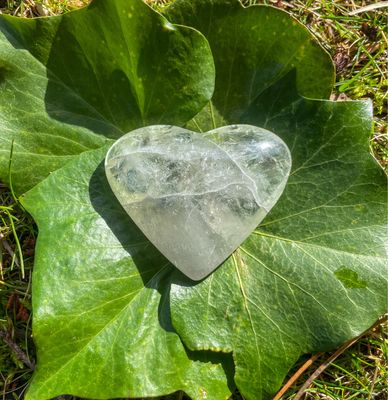 Cœur en Prasiolite