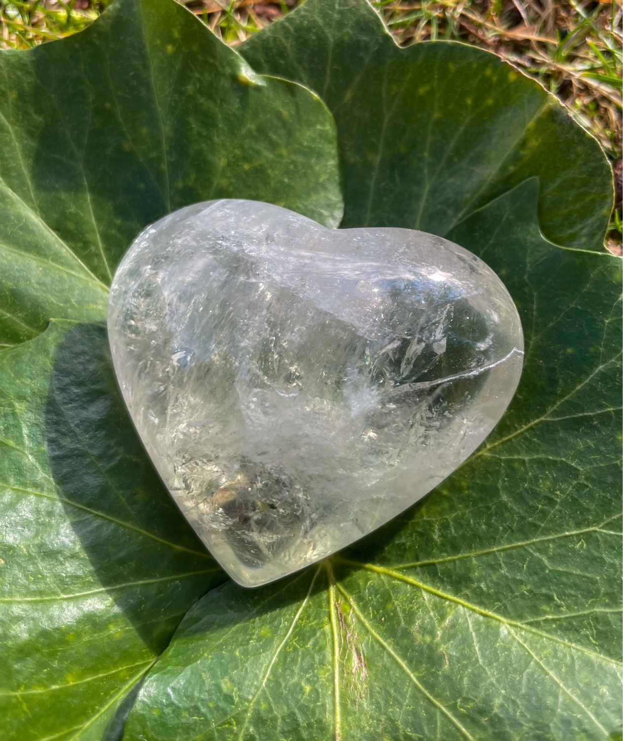 Cœur en Prasiolite