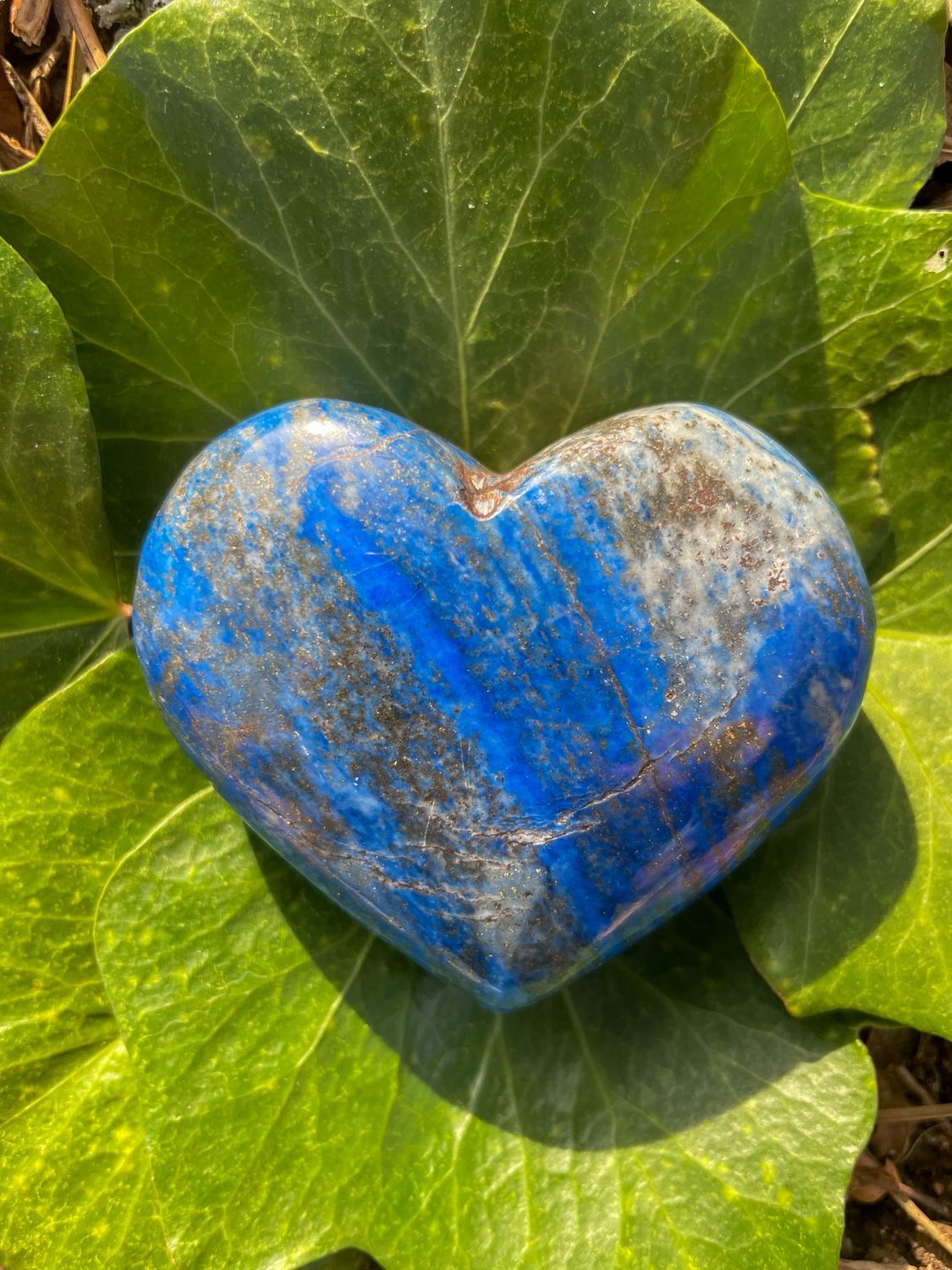Coeur en Lapis-Lazuli