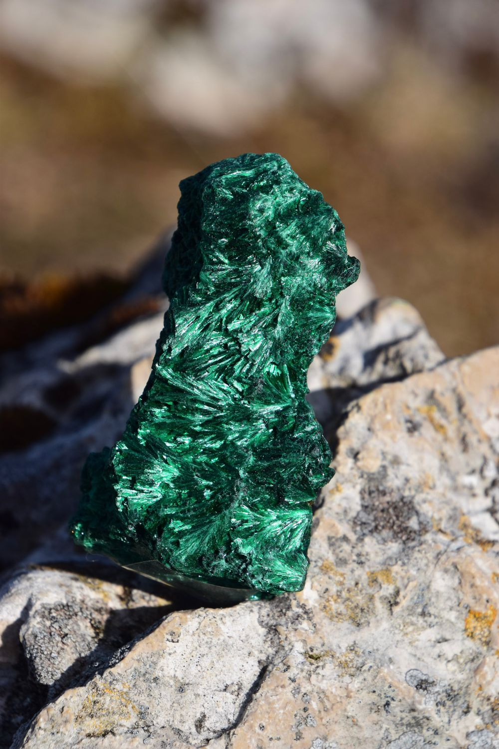 Malachite brute
