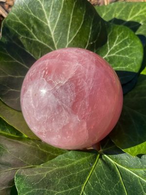 Boule en Quartz rose